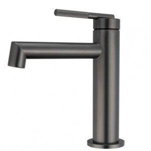 Caddence Series Brushed Gun Metal Grey Basin Mixer